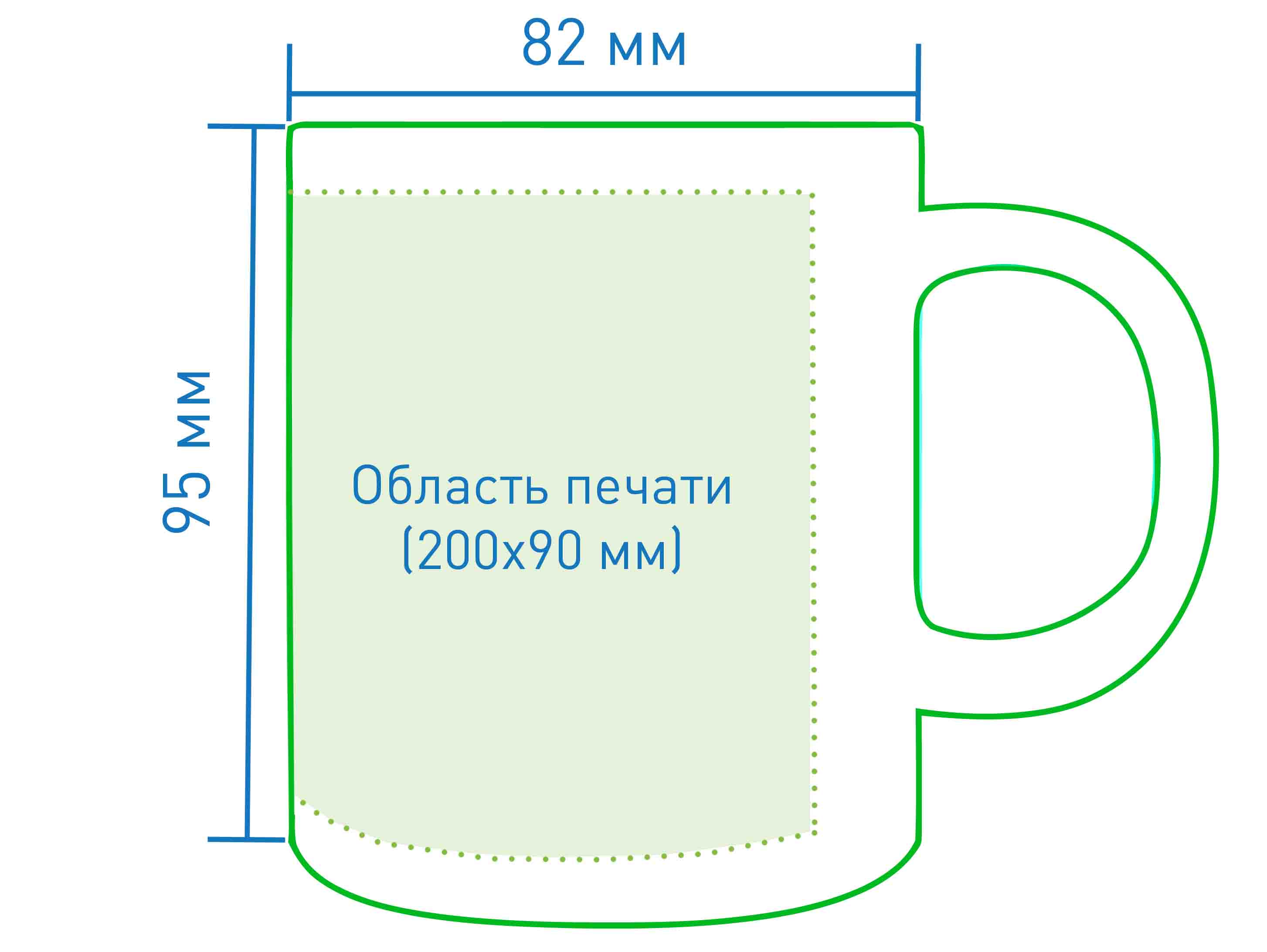 Кружка черного цвета в Украине